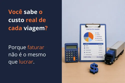 Como calcular o custo real de uma viagem de transporte?